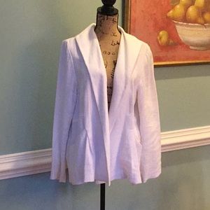 Eileen Fisher White Linen Jacket